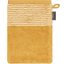 Cawö Bicolore gant de toilette 16x22 or