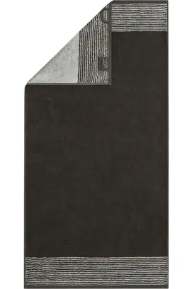 Cawö Bicolore Drap de bain 80x150 basalte