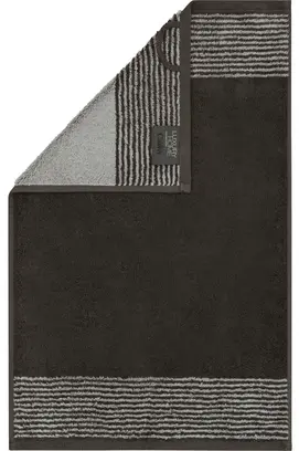 Cawö Two-Tone Gastendoekje 30x50 basalt