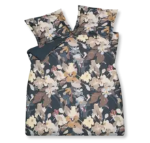 Vandyck Brume de lavande housse de couette 140x200/220 Bleu Encre