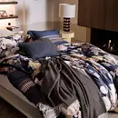 Vandyck Vandyck Lavande Brume taie d'oreiller 60x70 Encre Bleue