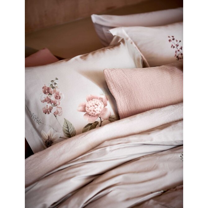 Vandyck Rosewood Charm housse de couette 200x200/220 Lin