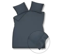 Vandyck Purity 87 Uni Satin kussensloop 60x70 Nightblue