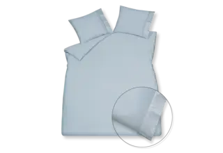 Vandyck Purity 87 Uni Satin kussensloop 60x70 Dusty Blue