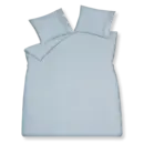 Vandyck Vandyck Purity 87 Uni Satin taie d'oreiller 60x70 Bleu poussiéreux