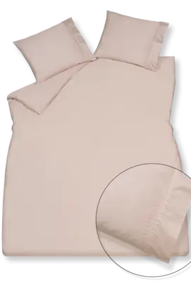 Vandyck Purity 87 Uni Satin dekbedovertrek 140x200/220 Sepia Pink