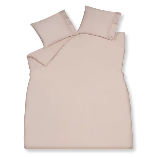 Vandyck Purity 87 Uni Satin dekbedovertrek 140x200/220 Sepia Pink