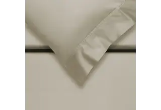 Vandyck Purity 87 Uni Satin dekbedovertrek 140x200/220 Stone