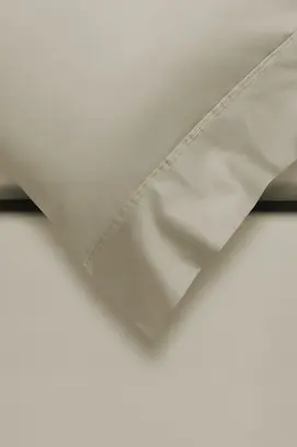 Vandyck Purity 87 Uni Satin taie d'oreiller 60x70 Pierre