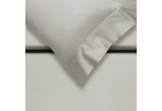 Vandyck Purity 87 Uni Satin kussensloop 60x70 Coolgrey