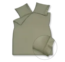Vandyck Purity 87 Uni Satin dekbedovertrek 200x200/220 Thyme