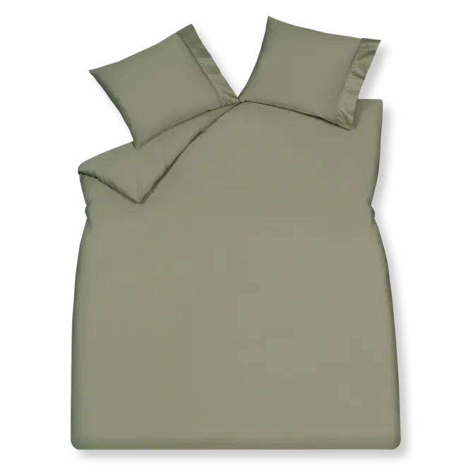 Vandyck Purity 87 Uni Satin dekbedovertrek 240x200/220 Thyme