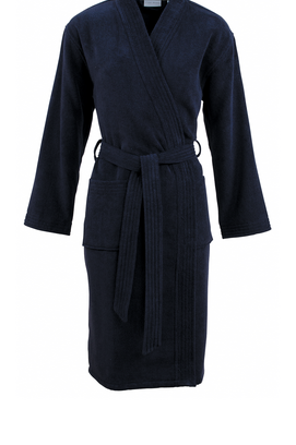 Carl Ross peignoir kimono 41110 bleu nuit/argenté XXL