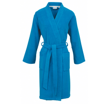 Carl Ross peignoir kimono 41110 bleu profond/blanc cassé M