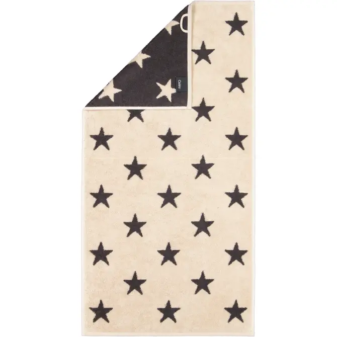 Cawö New Stars Serviette de bain 50x100 beige/basalte