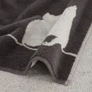 Cawö Cawö Chats mignons Serviette de bain 80x150 basalte/platine