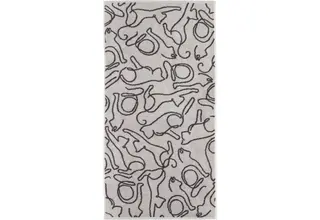 Cawö Cute Cats 6264 Handdoek 50x100 platin/basalt