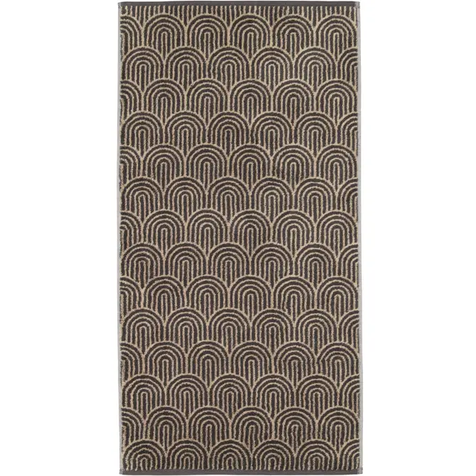 Cawö Maison Handdoek 50x100 basalt