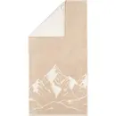 Cawö Cawö Alpenchic Édition serviette 50x100 naturel