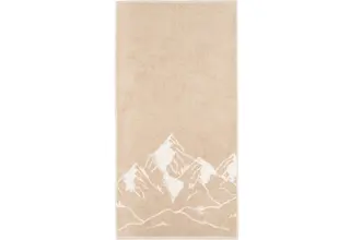 Cawö Alpenchic Édition 6269 Serviette de douche 70x140 naturel