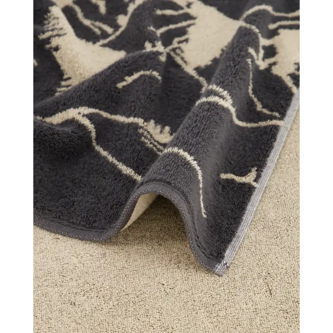 Cawö Alpenchic Édition Serviette 50x100 granite