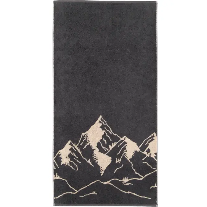 Cawö Alpenchic Edition Drap de douche 70x140 granit