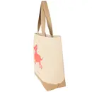 Cawö Cawö We love dogs/ Tas Tas  40x55 natur/pink-orange