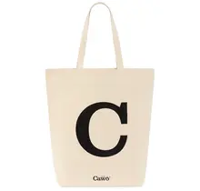 Cawö C Shopper Sac  50x45 naturel/noir
