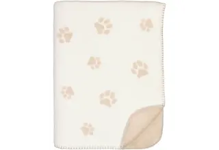 Cawö We love dogs 62470 Woonplaid 150x200 natur/beige