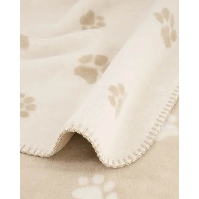 Cawö Nous aimons les chiens  Plaid de salon 150x200 naturel/beige