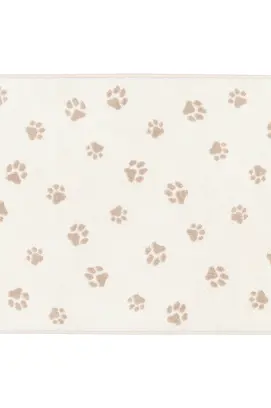 Cawö Nous aimons les chiens 6247 Tapis de bain 50x80 naturel/beige