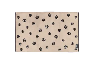 Cawö Nous aimons les chiens 6247 Tapis de bain 50x80 noir/beige