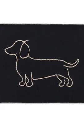 Cawö Nous aimons les chiens 6248 Tapis de bain 50x80 noir/beige