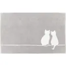 Cawö Cawö Cute Cats Badmat 50x80 platin/wit