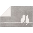 Cawö Cawö Cute Cats Badmat 50x80 platin/wit