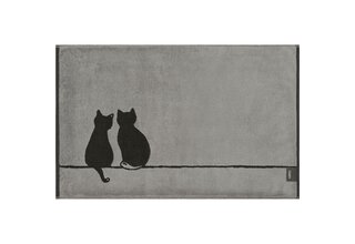 Cawö Cute Cats Badmat 50x80 basalt/platin