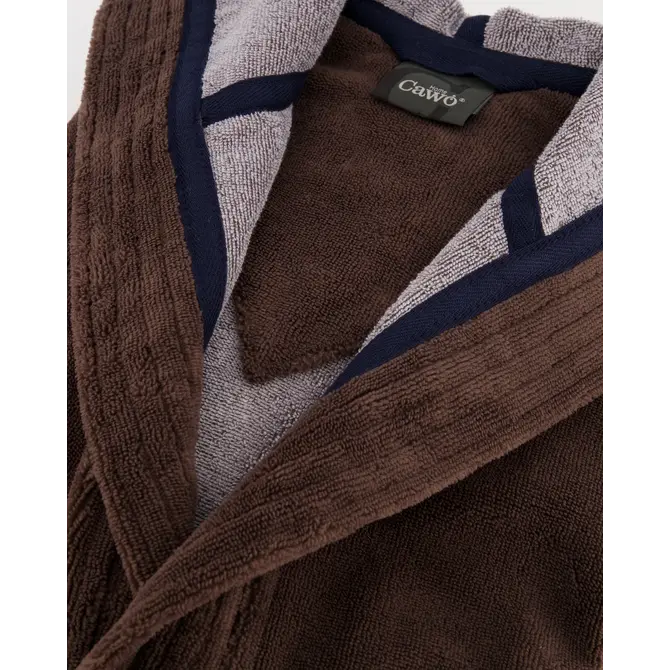 Cawo Peignoir Homme avec Capuche  831 moka 54/56