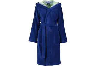 Cawo Dames Badjas met Capuchon  845 blau-grün 34