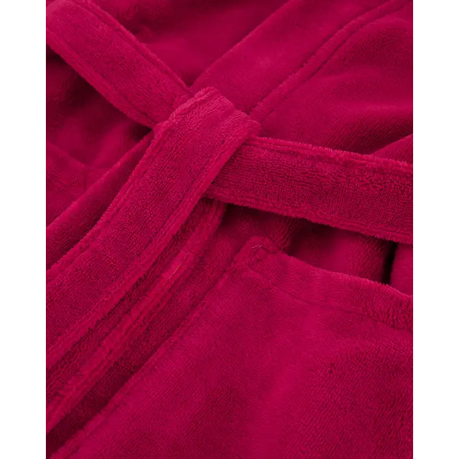 Cawo Peignoir Dames avec Capuchon  845 rose-orange 38