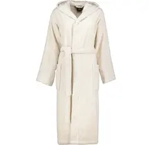 Cawo Dames Badjas met Capuchon  846 natur L