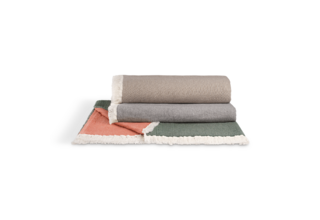 Dommelin Plaid Bravio Katoen-Wol 300gr Antiekgroen 140x200 cm