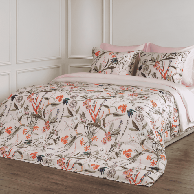 Dommelin Dekbedovertrekset Silvestre Satijn 400tc Schelp 240x200/220 cm