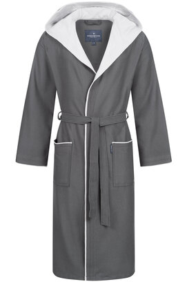 Morgenstern Ron Homme Peignoir marine/gris M