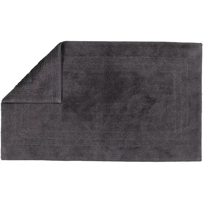 CAWÖ Maison Réversible Tapis de Bain 1000 basalte 60x60