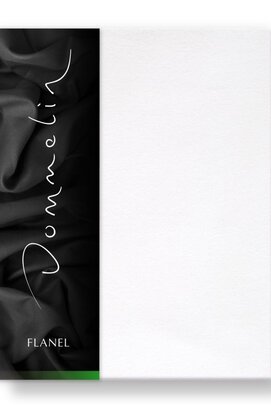 Dommelin Drap-housse Uni Flanelle Blanc 160x200/30