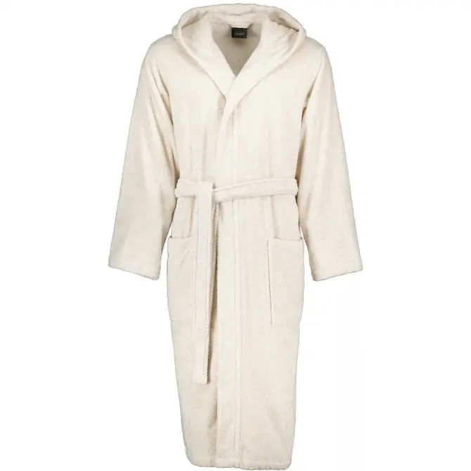 Cawo Peignoir homme avec capuche  847 naturel L