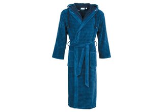 Carl Ross Peignoir homme avec capuche 664300 saphir/bleu nuit 48/50
