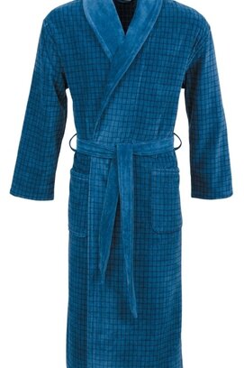 Carl Ross Heren Badjas met Sjaalkraag 664200 sapphire/night blue 48/50