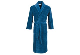 Carl Ross Peignoir homme avec col châle 664200 saphir/bleu nuit 48/50