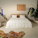 Kayori Kayori  Arida  Housse de couette  Satin de coton  140x200/220  Blanc